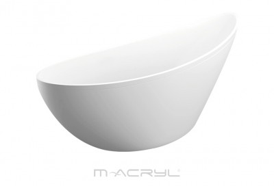 M-Acryl Paradise szabadon álló akril kád 180x80 + láb + előlap - TÖBB színben